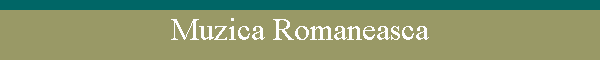 Muzica Romaneasca